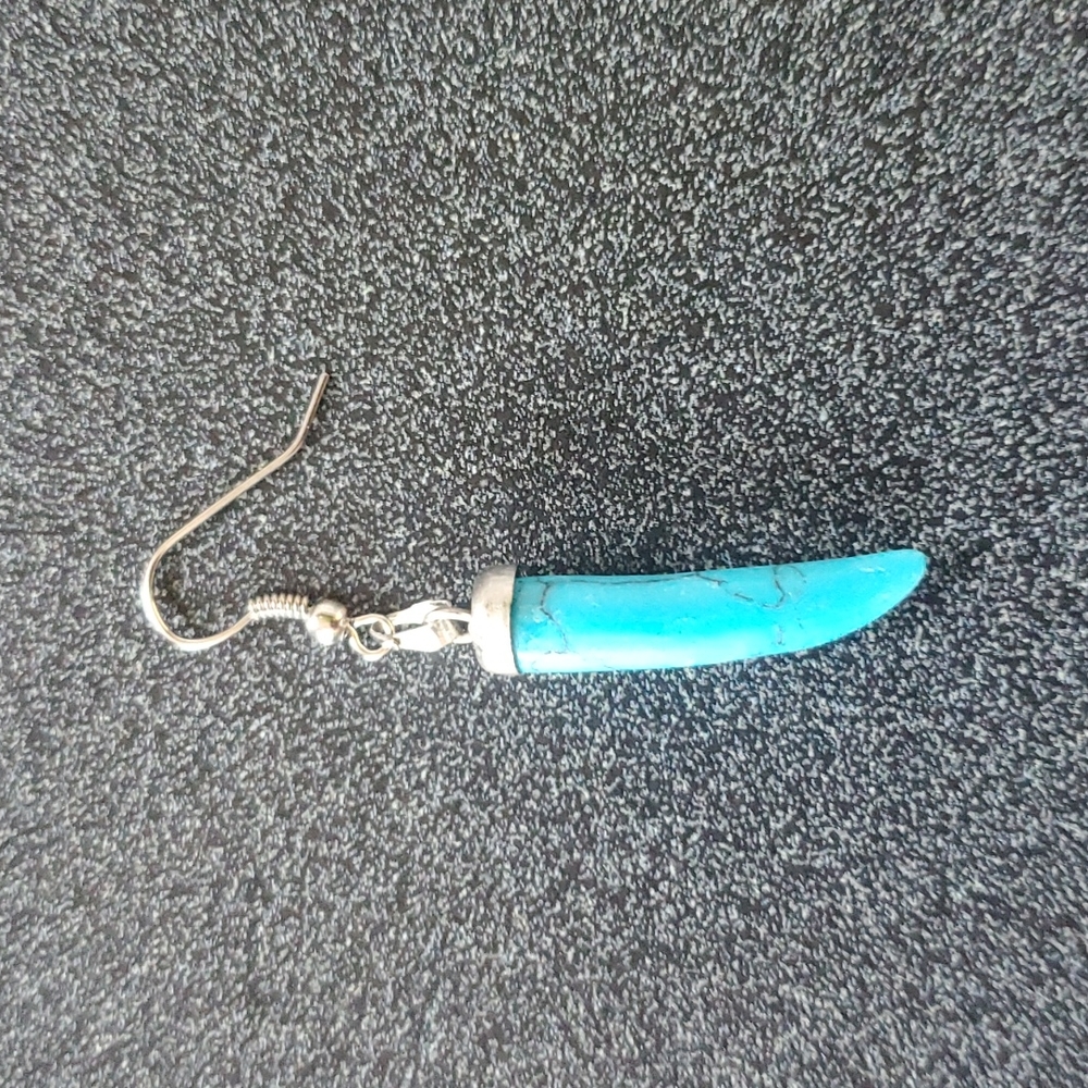 Turquoise earrings. - Picture 7 of 11